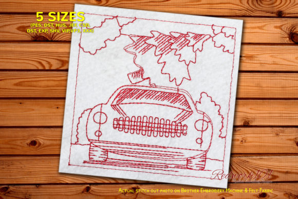 Car with Christmas Tree Lineart Design: A Seasonal Review