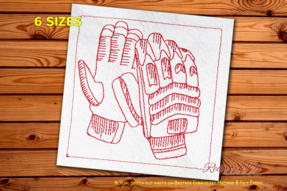Cricket Hand Gloves for Seasonal Embroidery