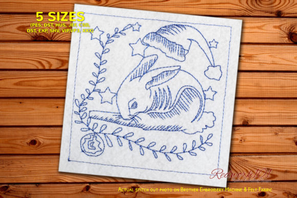 Cute Christmas Bunny Redwork: A Seasonal Review