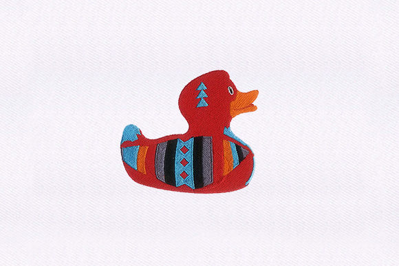 Duck Embroidery Design for Seasonal Holiday Products