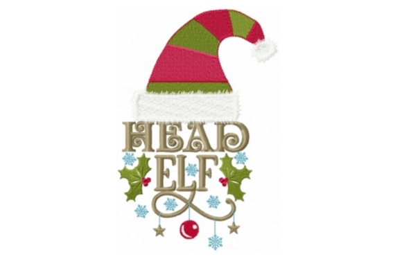 Head Elf – A Holiday Embroidery Design Worth Your Time