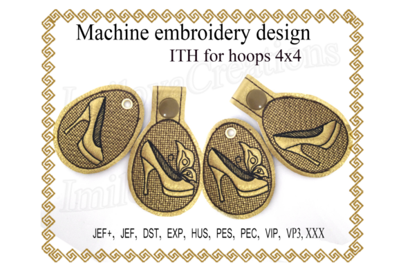 Key Fob Butterfly Shoe – In the Hoop Review