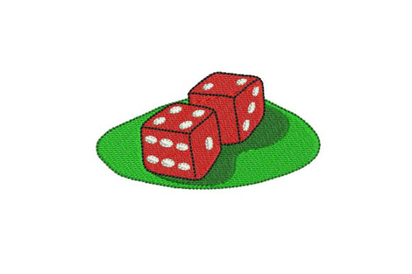 Pair of Dice Embroidery Design Review for Boutique Apparel