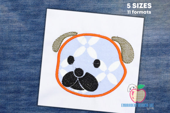 Pug Dog Applique: A Seasonal Embroidery Design Review