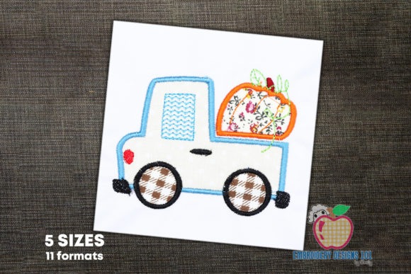Pumpkin Truck Applique: A Seasonal Product Review